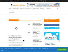 Tablet Screenshot of moodlenews.com